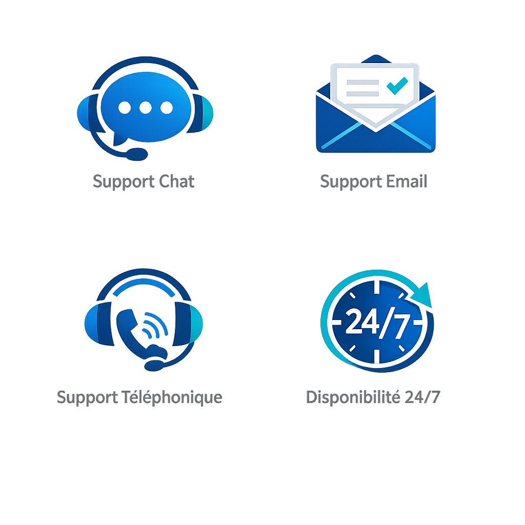 Canaux de support client efficaces